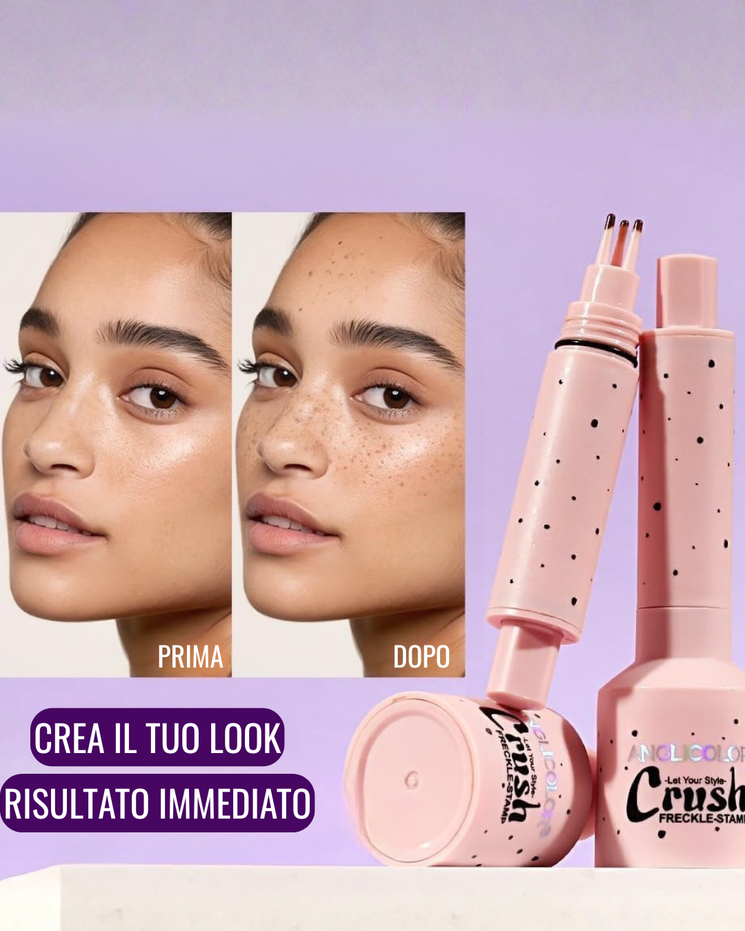 VÈRA™ Crush · Timbro Lentiggini – Effetto Naturale
